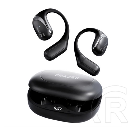 Lenovo erazer x9 bluetooth fülhallgató sztereo (v5.4, tws, fülre akasztható, zajszűrő, mikrofon, ipx4 + töltőtok) fekete