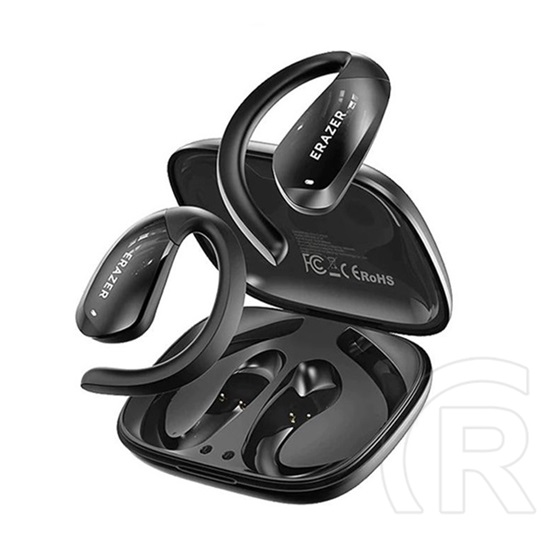 Lenovo erazer xf30 bluetooth fülhallgató sztereo (v5.4, tws, fülre akasztható, zajszűrő, mikrofon + töltőtok) fekete