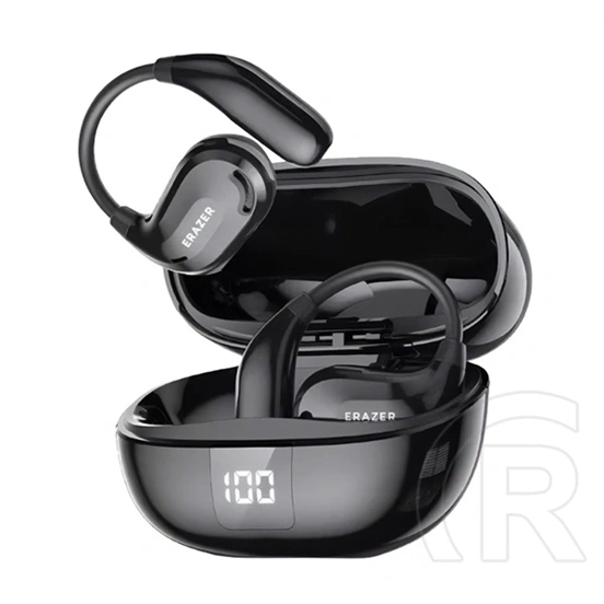 Lenovo erazer xt66 pro bluetooth fülhallgató sztereo (v5.4, tws, fülre akasztható, zajszűrő, mikrofon + töltőtok) fekete