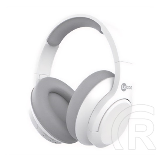Lenovo lecoo es209 bluetooth fejhallgató sztereo (v5.3, mikrofon, zajszűrő, összehajtható, 3.5mm jack aljzat) fehér
