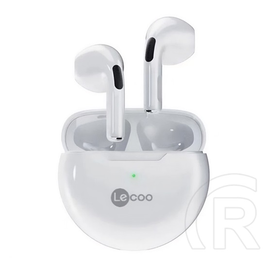 Lenovo lecoo ew305 bluetooth fülhallgató sztereo (v5.3, tws, zajszűrő, mikrofon + töltőtok) fehér
