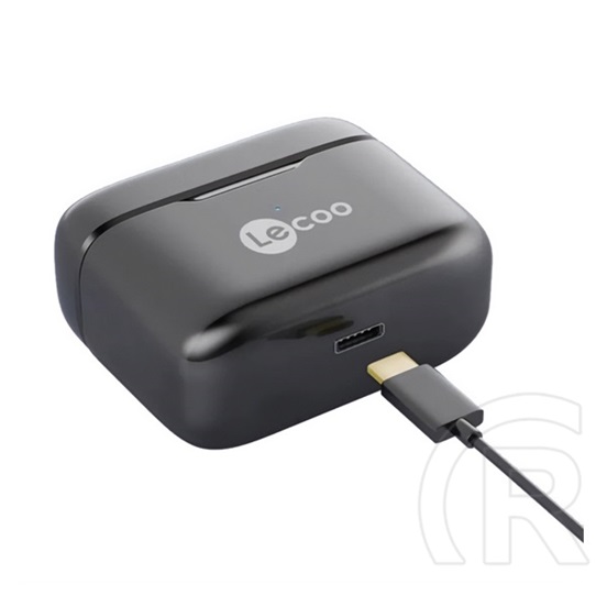 Lenovo lecoo ew311 bluetooth fülhallgató sztereo (v5.1, tws, zajszűrő, mikrofon + töltőtok) fekete