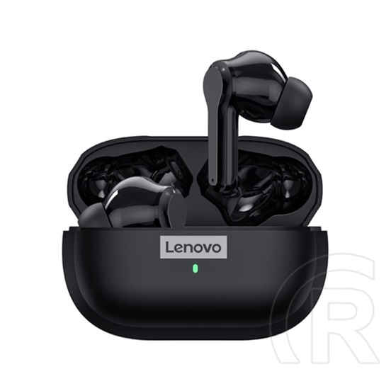 Lenovo livepods lp1s bluetooth fülhallgató sztereo (v5.0, tws, zajszűrő, vízálló + töltőtok) fekete