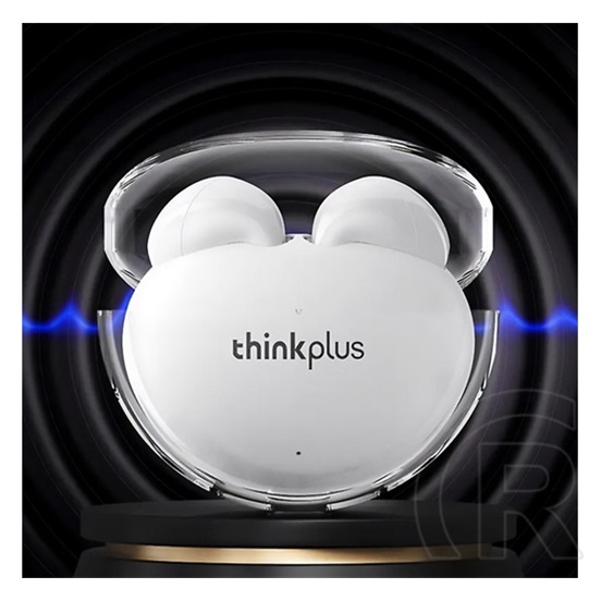 Lenovo thinkplus lp80 pro bluetooth fülhallgató sztereo (v5.3, tws, mikrofon, zajszűrés + töltőtok) fehér