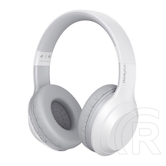 Lenovo thinkplus th10 bluetooth fejhallgató sztereo (v5.0, mikrofon, zajszűrő, összehajtható, 3.5mm jack aljzat) fehér