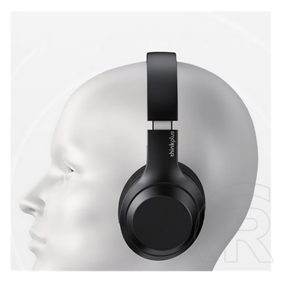 Lenovo thinkplus th10 bluetooth fejhallgató sztereo (v5.0, mikrofon, zajszűrő, összehajtható, 3.5mm jack aljzat) fekete
