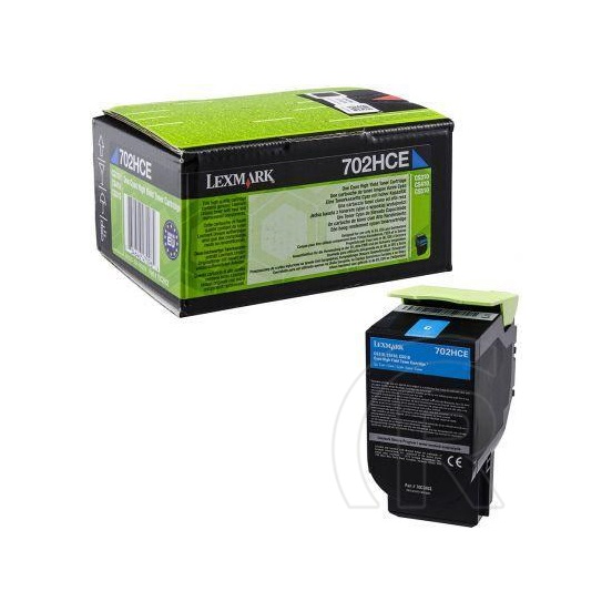 Lexmark 702HCE toner (ciánkék)