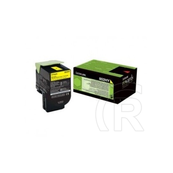 Lexmark 80C2HYE toner (sárga)