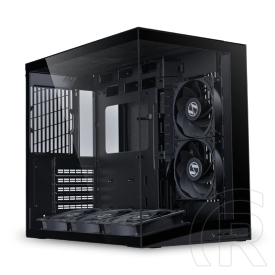 Lian Li O11D Mini V2, Midi-tower ház,edzett üveg - fekete