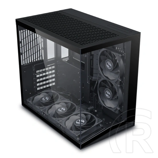 Lian Li O11D Mini V2, Midi-tower ház,edzett üveg - fekete