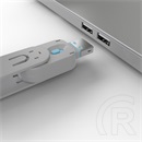 Lindy USB-A port blocker kulcs, kék