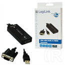 LogiLink VGA (M) > HDMI (F) adapter audióval