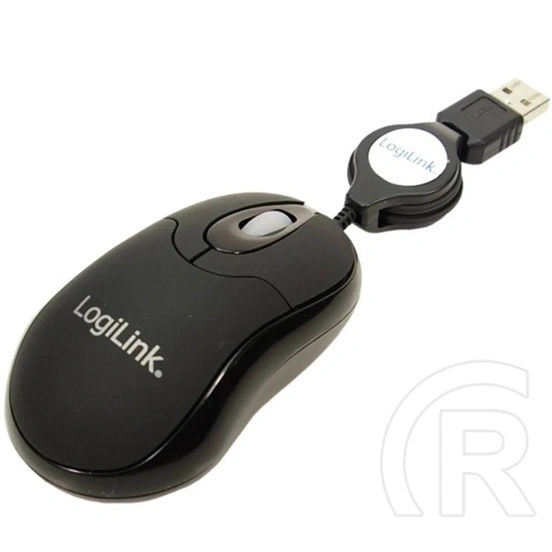 LogiLink ID0016 Mini optikai egér (USB, fekete)