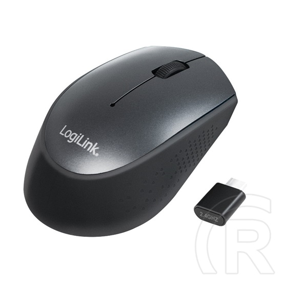 LogiLink ID0160 cordless optikai egér (USB, fekete)