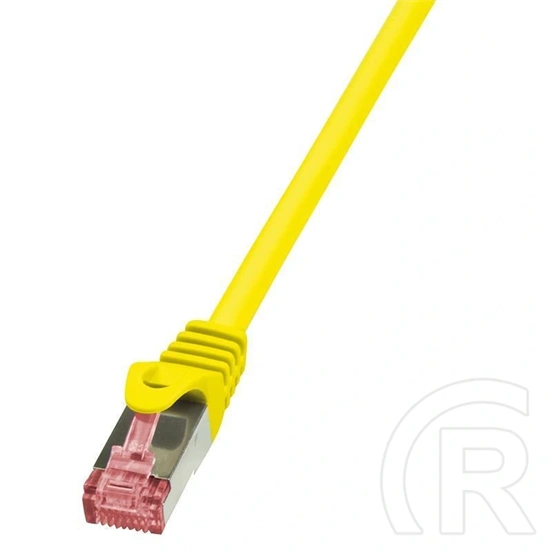 LogiLink RJ45 CAT6 SFTP adatkábel (M/M, 1 m, AWG27, sárga)
