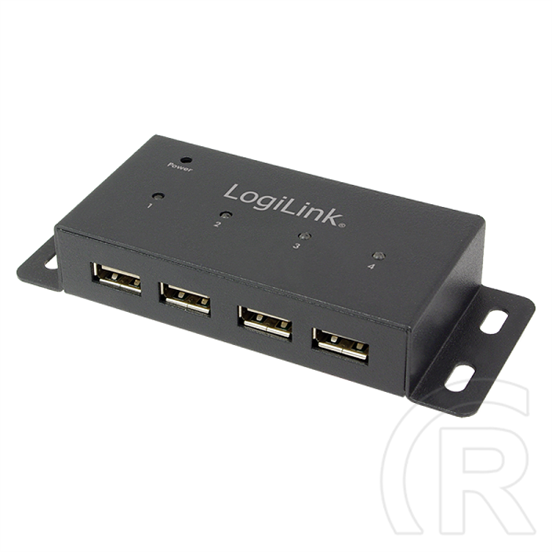 LogiLink USB hub (4xUSB 2.0, fém)