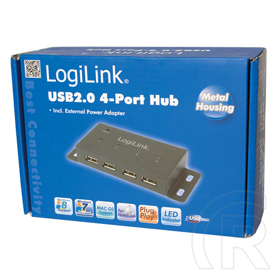 LogiLink USB 2.0 HUB (4 portos, fém)