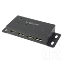 LogiLink USB hub (4xUSB 2.0, fém)