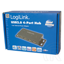 LogiLink USB hub (4xUSB 2.0, fém)