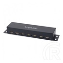 LogiLink USB 2.0 HUB (7 portos, fém)