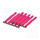 LogiLink kábelkötöző (50x2cm, 10 db, rózsaszín)