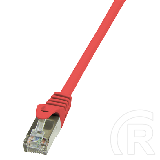 Logilink F/UTP CAT5e patch kábel 1 m (piros)