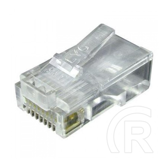 Logilink RJ45 Cat5e árnyékolatlan csatlakozó dugó 100 db (átlátszó)