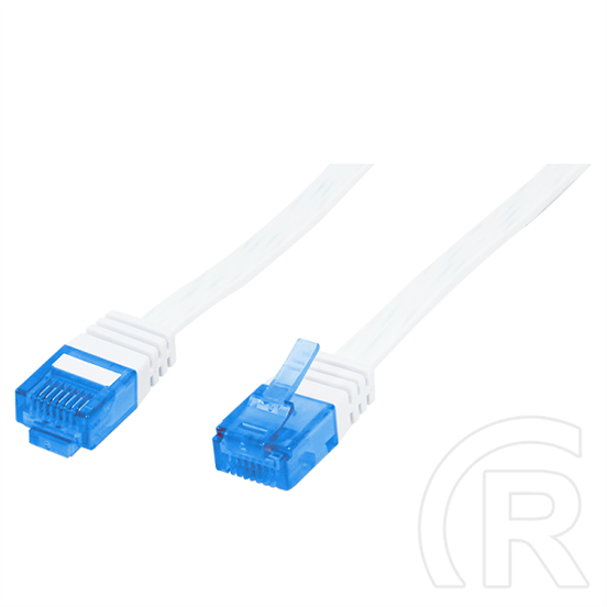 Logilink UTP CAT5e lapos patch kábel 1 m (fehér)