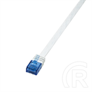 Logilink UTP CAT5e lapos patch kábel 3 m (fehér)