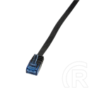 Logilink UTP CAT5e lapos patch kábel 5 m (fekete)