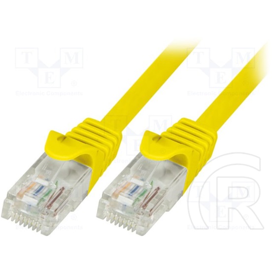 Logilink UTP CAT6 U/UTP EconLine patch kábel 1 m (sárga)