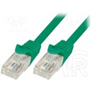 Logilink UTP CAT6 U/UTP EconLine patch kábel 1 m (zöld)