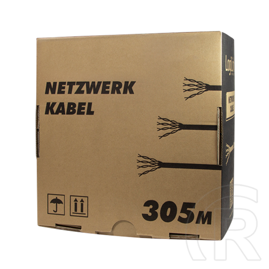 Logilink UTP Cat5e falikábel 100 m (szürke)