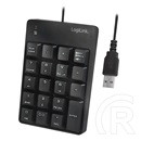 Logilink numerikus billentyűzet (USB, fekete)
