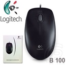 Logitech B100 optikai egér OEM (USB, fekete)