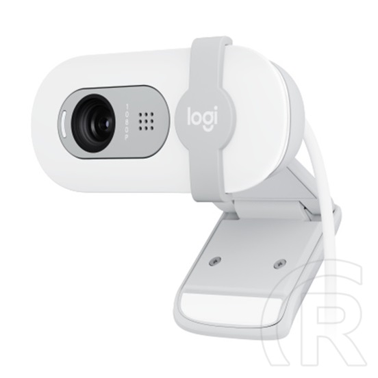 Logitech BRIO 100 webkamera (1080p, mikrofon, USB, piszkosfehér)