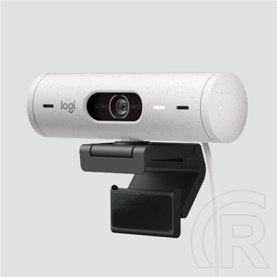 Logitech Brio 500 webkamera (1080p, mikrofon, piszkos fehér)