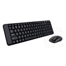 Logitech MK220 Wireless Desktop billentyűzet + egér (HU, USB, fekete)