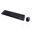 Logitech Cordless Desktop MK220 (US, USB, fekete)