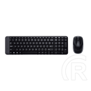 Logitech Cordless Desktop MK220 (US, USB, fekete)