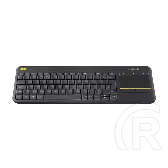 Logitech Cordless K400 Plus Touch (German, USB, fekete)
