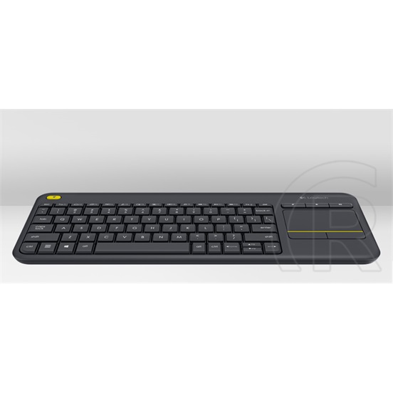 Logitech K400 Plus Touch Wireless billentyűzet (HU, USB, fekete)