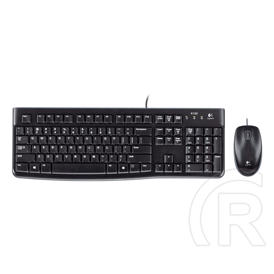 Logitech Desktop MK120 (US, USB, fekete)
