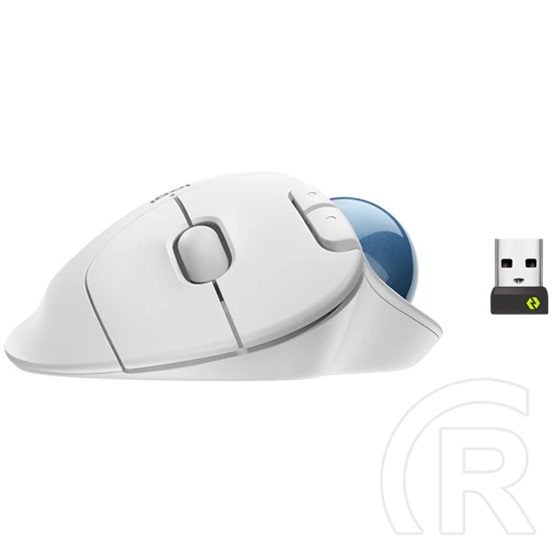 Logitech Ergo M575 Trackball cordless optikai egér (USB/Bluetooth, fehér)