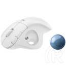 Logitech Ergo M575 Trackball cordless optikai egér (USB/Bluetooth, fehér)