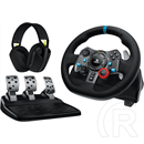 Logitech G29 Driving Force kormány + G435 vezeték nélküli headset (PS3/PS4/PS5/PC, USB, force feedback, pedálok, fekete)