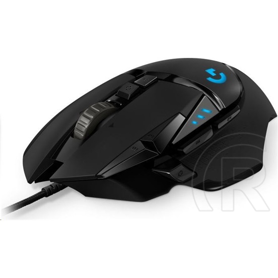 Logitech G502 Hero optikai gamer egér (USB, fekete)