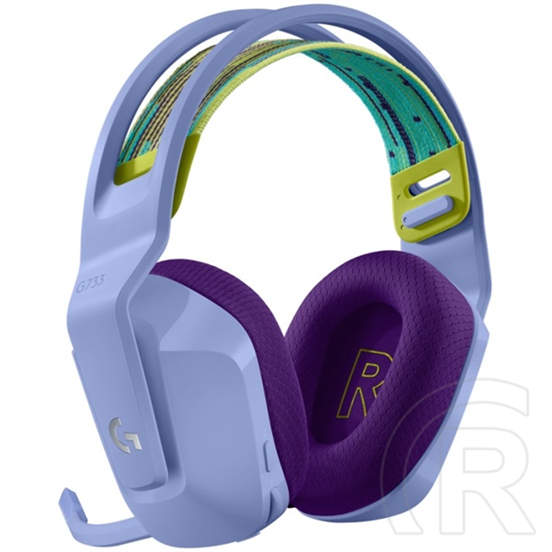 Logitech G733 Lightspeed mikrofonos fejhallgató (lila)