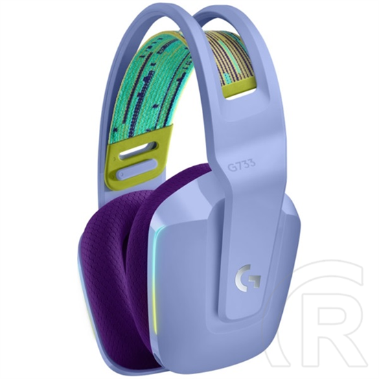 Logitech G733 Lightspeed mikrofonos fejhallgató (lila)