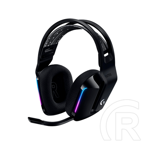 Logitech G733 vezeték nélküli gamer mikrofonos fejlhallgató (fekete)
